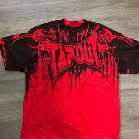 Tapout t-shirt. Expression of Tapout t-shirt. Red size XXL. | Cool ...