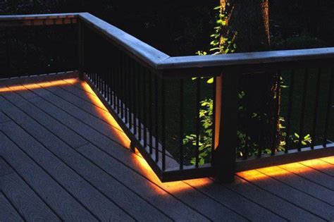 Under Railing Led Deck Lighting Ideas in 2020 (With images) | Deck lighting, Building a deck ...