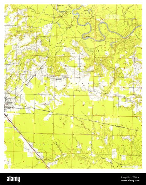 Ashdown East, Arkansas, map 1950, 1:24000, United States of America by ...