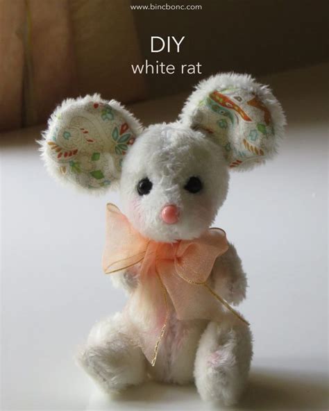 DIY rat plush with free pattern! | Crafts, Diy, Diy crafts