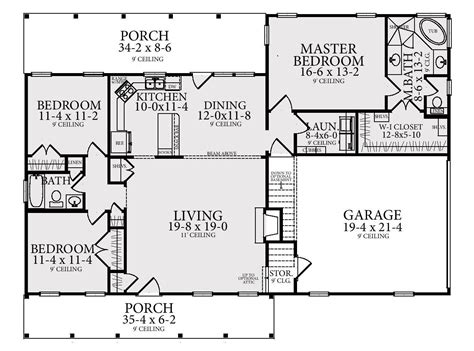 One Story Ranch Style House Plan 4309: Southern Trace - 4309