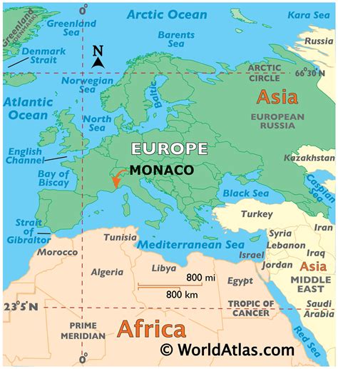 Monaco Facts on Largest Cities, Populations, Symbols - Worldatlas.com