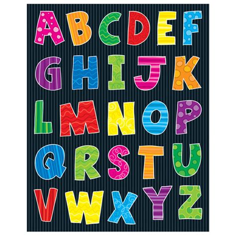 Alphabet Uppercase Letters Shape Stickers, 156 Sti - Walmart.com ...