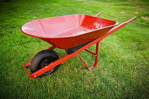 Royalty Free Red Wheelbarrow Pictures, Images and Stock Photos - iStock