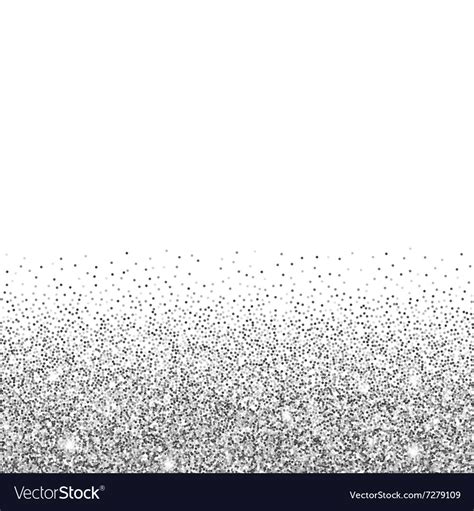 Silver glitter background Royalty Free Vector Image