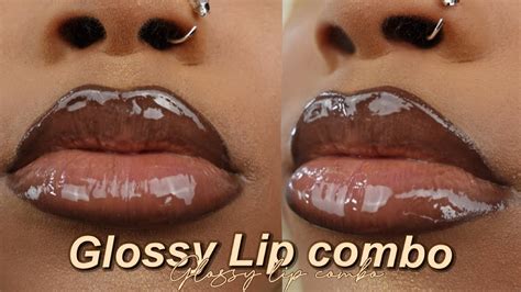 My glossy lip combo - YouTube