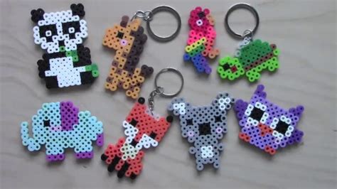 Easy Perler Bead Animal Keychains & Magnets #1 - YouTube