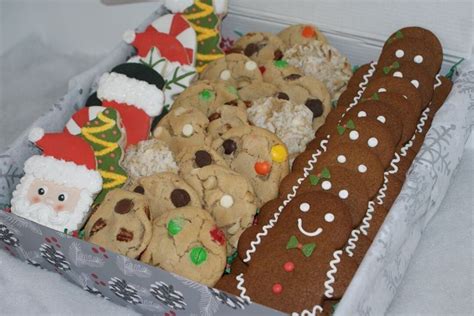 Assorted Gourmet Christmas Cookie Gift Box XL - Etsy