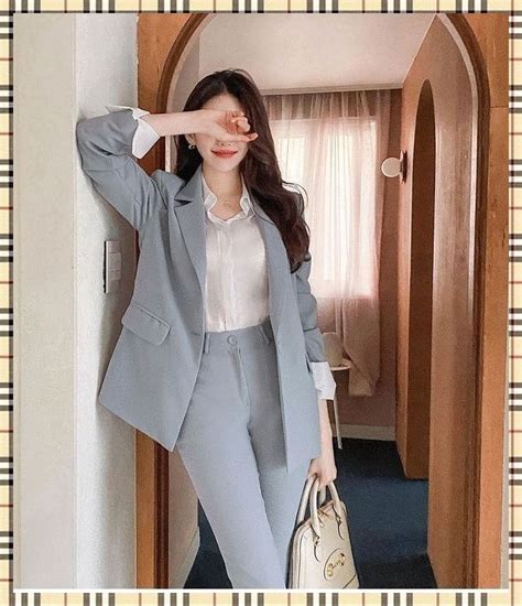 32 Essential Korean Women Suit Outfits Hacks You Have To See Straight ...