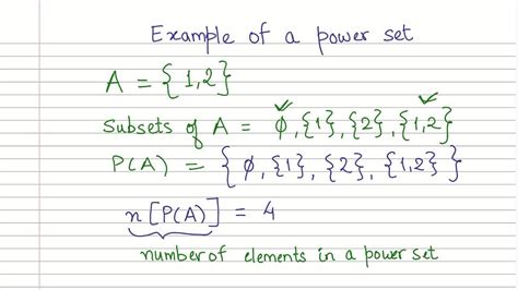 Sets_10 Power sets CBSE MATHS - YouTube