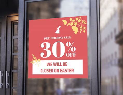 Attractive “Closed for Easter” Sign ideas | Blog | Square Signs