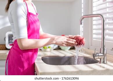 Asian Housewife Use Natural Cleaning Detergent Stock Photo (Edit Now ...