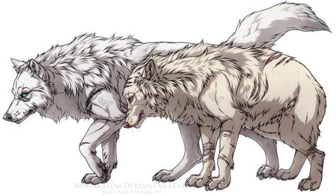 The Alpha and the Omega by NinjaKato Furry Wolf, Wolf Dog, Fantasy Creatures, Mythical Creatures ...