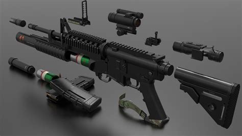 M203 Grenade Launcher in Weapons - UE Marketplace