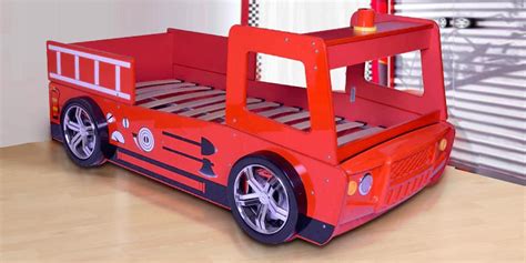 Buy Fire Engine Bed in Red Finish by Parin Online - Kids Single Beds ...