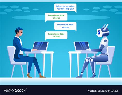 Chatbot concept Royalty Free Vector Image - VectorStock