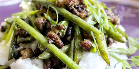 Spicy Stir-Fried Green Beans With Pork | Oregonian Recipes