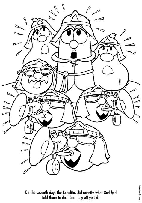 Veggie Tales Easter Coloring Pages - Coloring Home