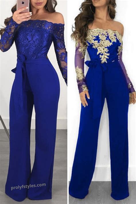 Long Sleeve Jumpsuit | Dressy Jumpsuit | Formal Jumpsuit | Prolyf ...