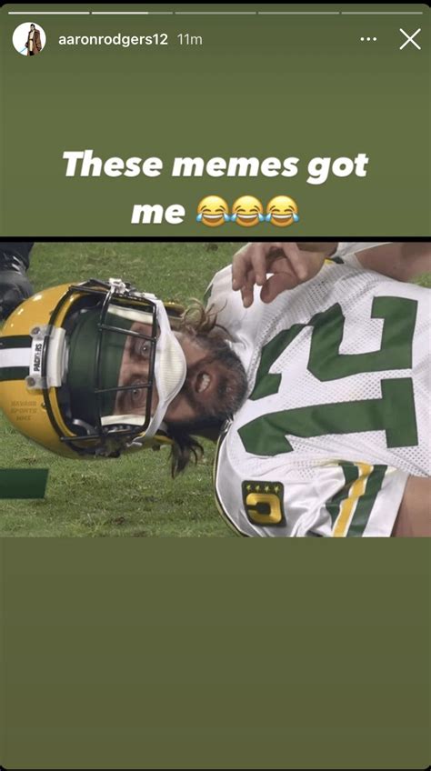 Aaron Rodgers on becoming a new meme: ‘The internet is undefeated’