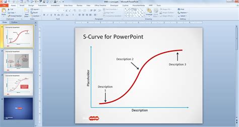 Free S-Curve PowerPoint Template - Free PowerPoint Templates - SlideHunter.com