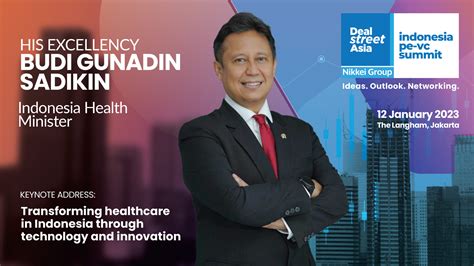 Announcing Budi Gunadi Sadikin as keynote speaker