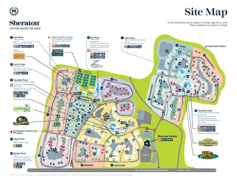 Sheraton Vistana Resort | Maps