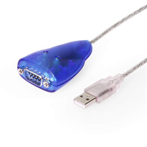 6ft. Long USB RS-232 Serial Adapter DB-9 Male 32/64 bit WIn 7/ XP