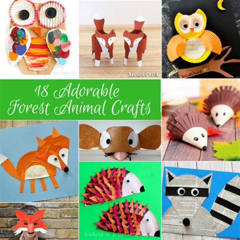 Adorable Forest Animal Crafts - Arty Crafty Kids