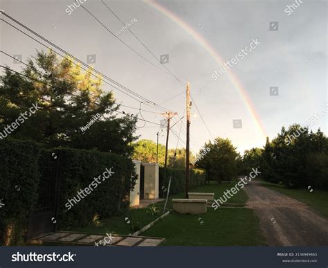 Rainbow Drawing Sky Stock Photo 2136949465 | Shutterstock