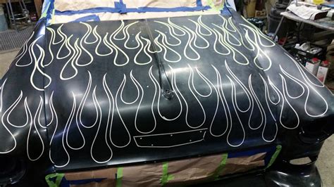 Dennis Day Designs - Lettering, Pinstriping; Murals: Flames