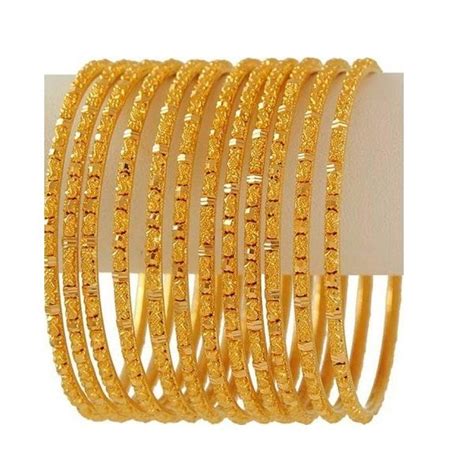 gold bangles in 10 grams Bracelets Design, Gold Bangles Design, Gold ...