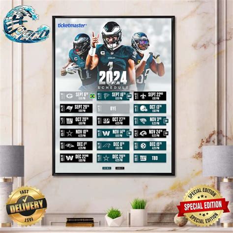 Philadelphia Eagles Schedule 2024 Season Tickets - Leesa Nananne