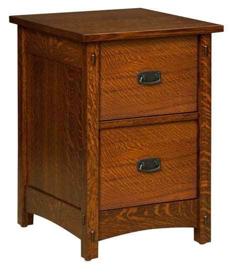 Signature Mission Filing Cabinet | Amish Solid Wood File Cabinets ...