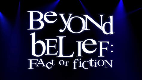 Beyond Belief: Fact or Fiction (X-Factor) - Background Music - YouTube