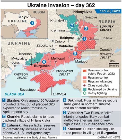 Santiago Adkins Kabar: Russia Ukraine War Map 2023