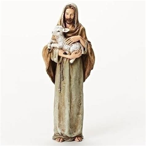 10" Good Shepherd Statue