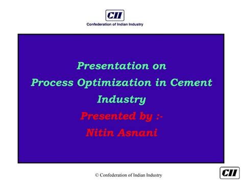 Cement manufacturing process | PPT