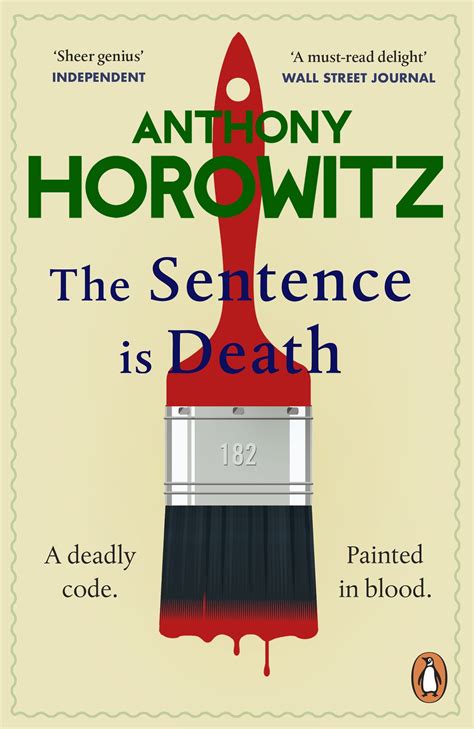 The Sentence is Death by Anthony Horowitz - Penguin Books Australia