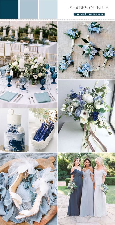 Shades of blue wedding colour theme { Something Blue Wedding Ideas ...