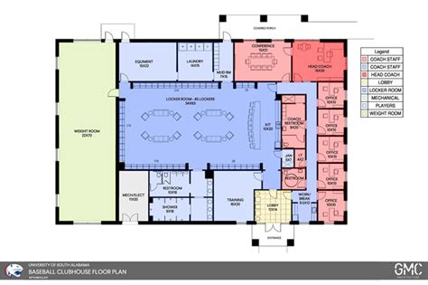 college football locker floor plans - Google Search | Floor plans, Clubhouse design, How to plan