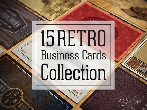 15 Authentic Retro and Vintage Business Cards Collection by Digital ...