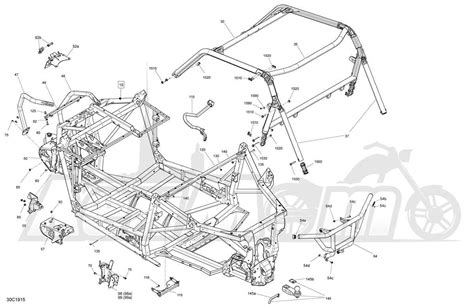 Breakdown of Can Am Commander Parts