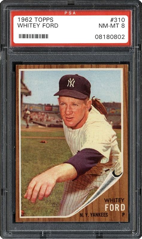 1962 Topps Whitey Ford | PSA CardFacts®