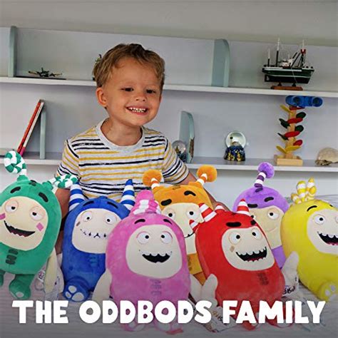 Oddbods Zee Soft Stuffed Plush Toys — for Boys and Girls — Green (12 ...