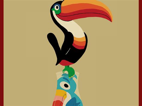 Toucan Play At This Game by Keith Greenstein on Dribbble