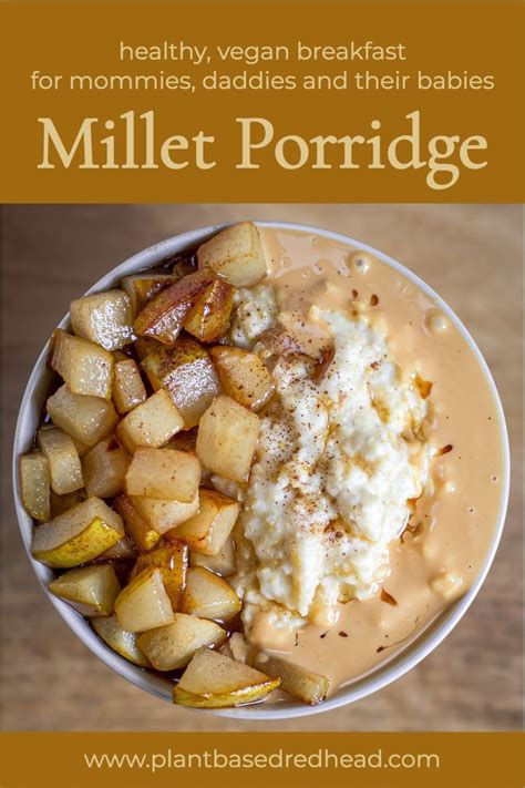 Vegan Millet Porridge - Simple, Creamy and Sugar-Free — Plantbasedredhead | Recipe | Millet ...