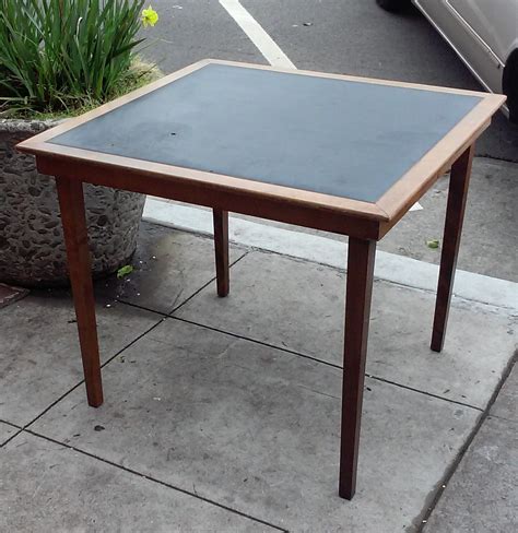 UHURU FURNITURE & COLLECTIBLES: SOLD Folding Card Table - $15