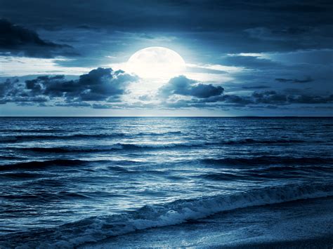 Beach Moon Wallpaper - WallpaperSafari