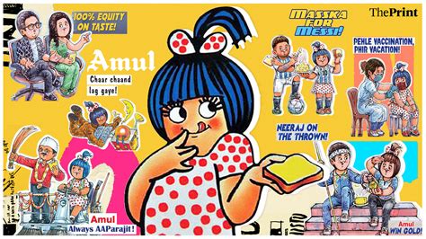 Amul Girl – Marketing icon-turned-social media darling who has an opinion on everything